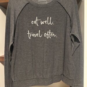 Good hYOUman Charcoal Sweatshirt